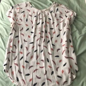 Feather blouse